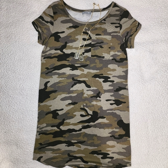 Dalia Dresses & Skirts - Dalia Awesome Comfy Camo Dress 😍